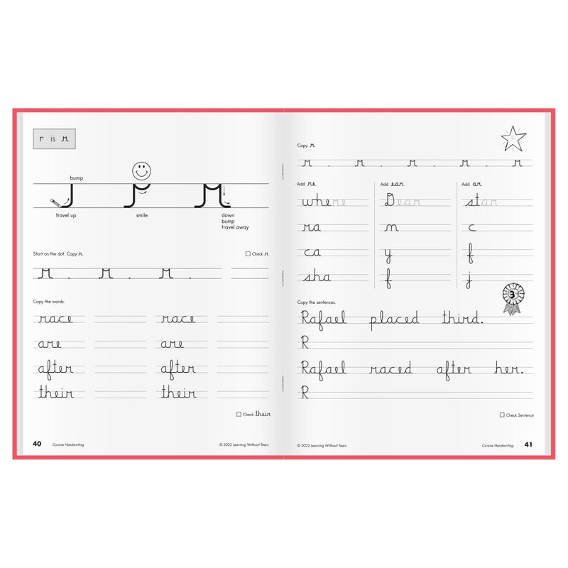 Learning Without Tears, Cursive Handwriting, Student Workbook, Age 8+, 3rd Grade+, Handwriting Practice, Writing Book, School & Home, Language Arts, Tutoring - Image 5